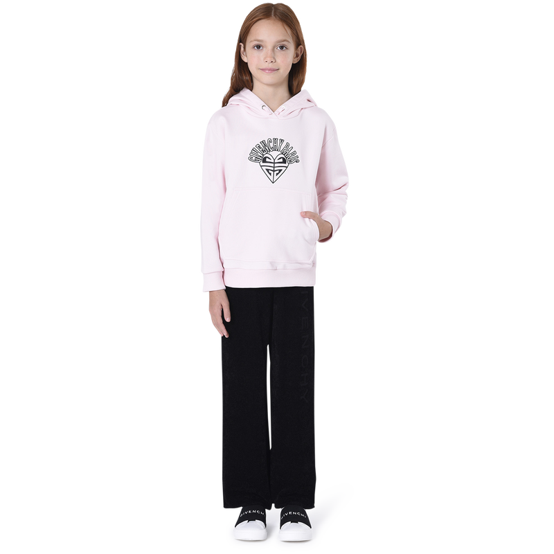Wide leg plain knit trousers GIVENCHY 
                    GIRL