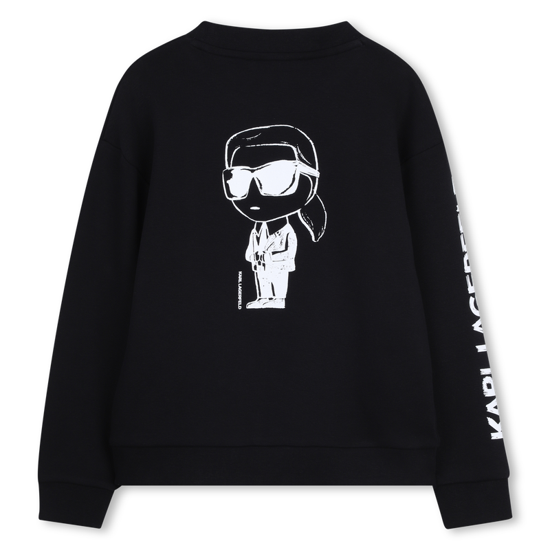 Printed Sweatshirt KARL LAGERFELD KIDS 
                        BOY