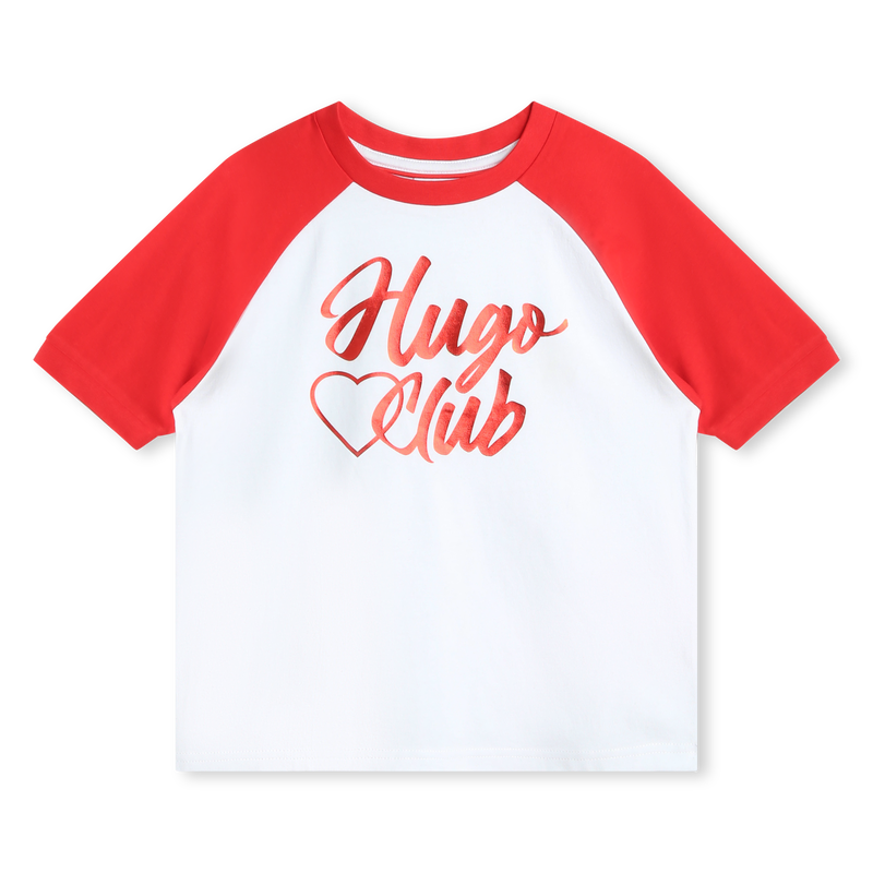 Raglan-sleeved T-shirt HUGO 
                    GIRL