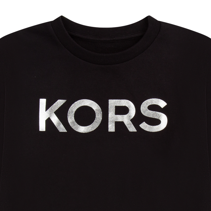 Hooded cotton sweatshirt MICHAEL KORS 
                    GIRL