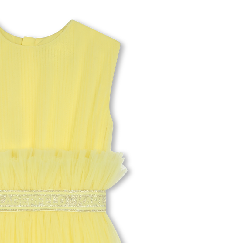 KARL LAGERFELD KIDS Pleated Formal Dress