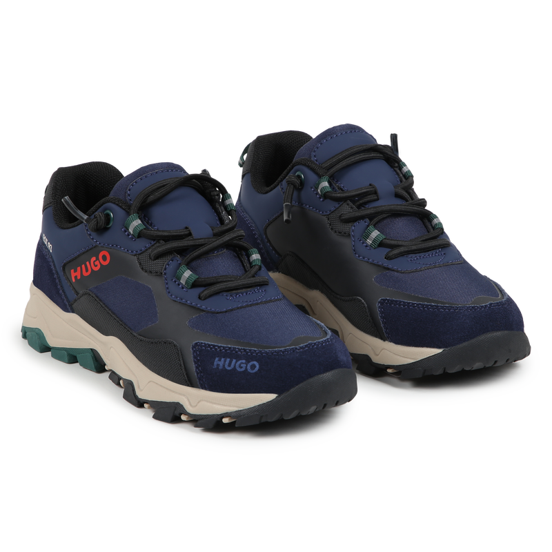 Multi-Material Sneakers HUGO 
                    BOY