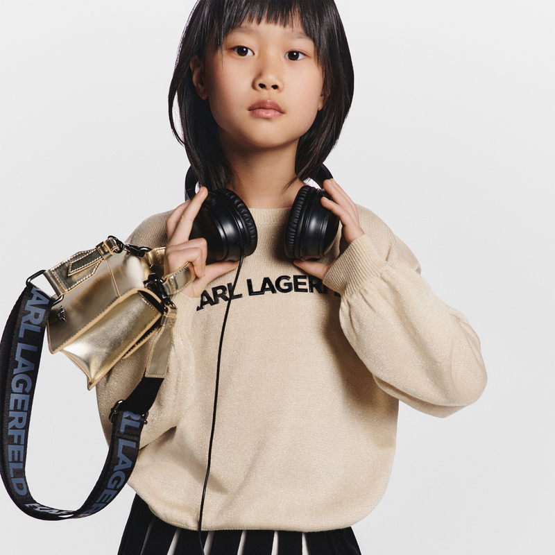 Knitted sweater KARL LAGERFELD KIDS 
                    GIRL