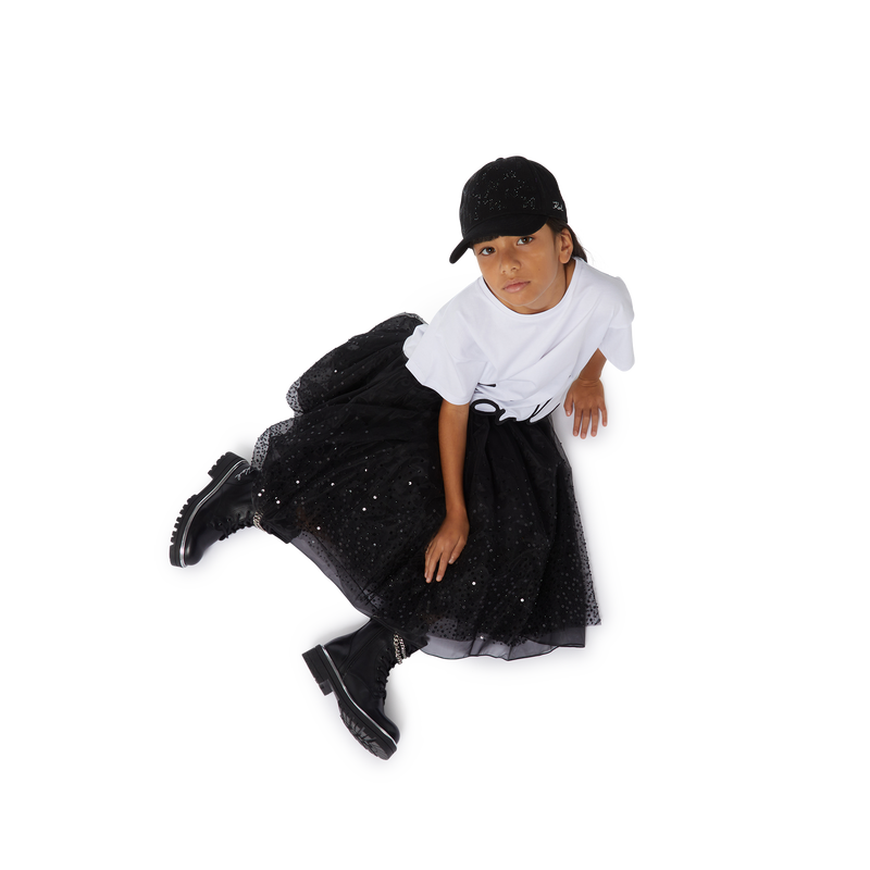 Signature Logo Tee KARL LAGERFELD KIDS 
                    GIRL