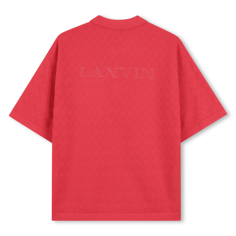 Chevron Print Polo LANVIN 
                        BOY