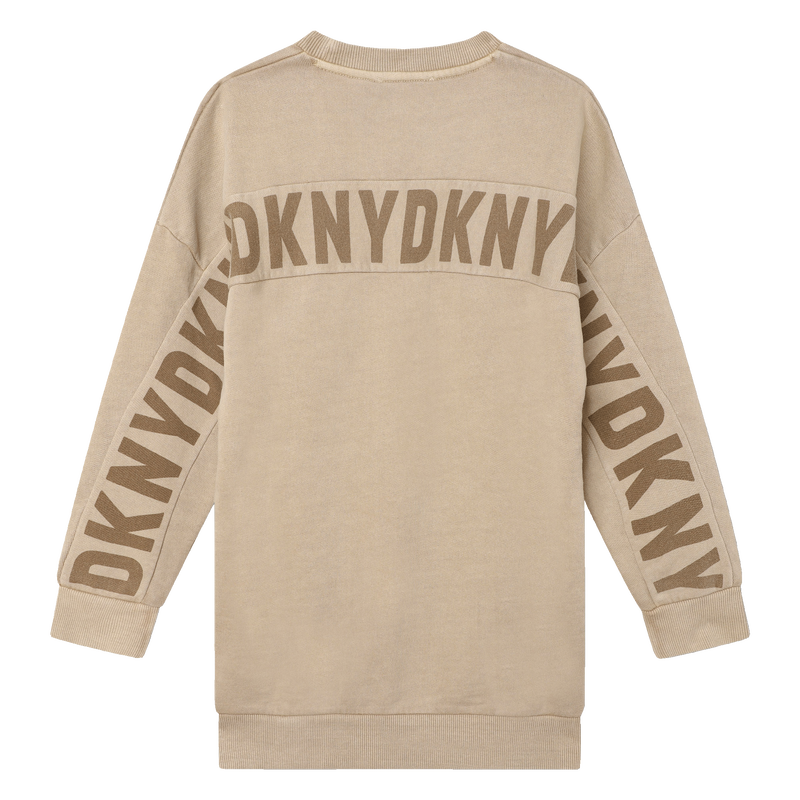 Logo cotton dress DKNY 
                    GIRL