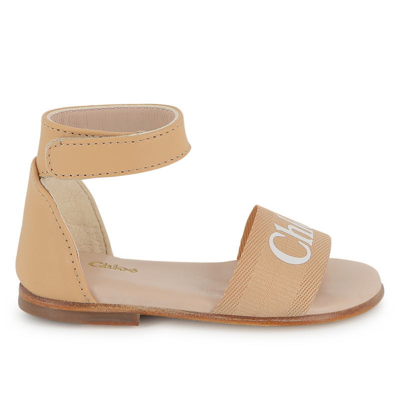 Printed leather sandals CHLOE 
                    GIRL
