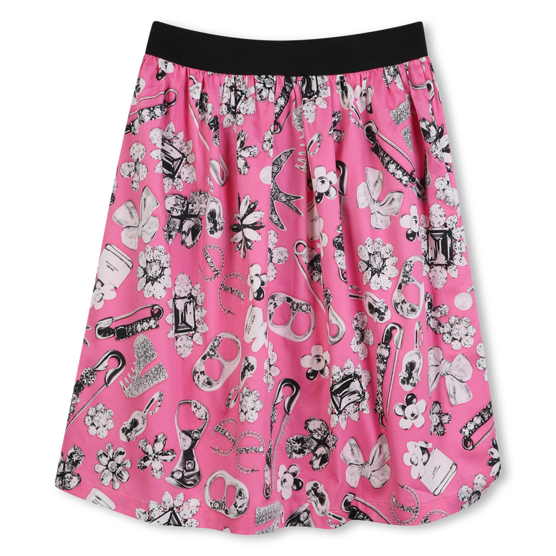 Cotton satin skirt MARC JACOBS 
                    GIRL