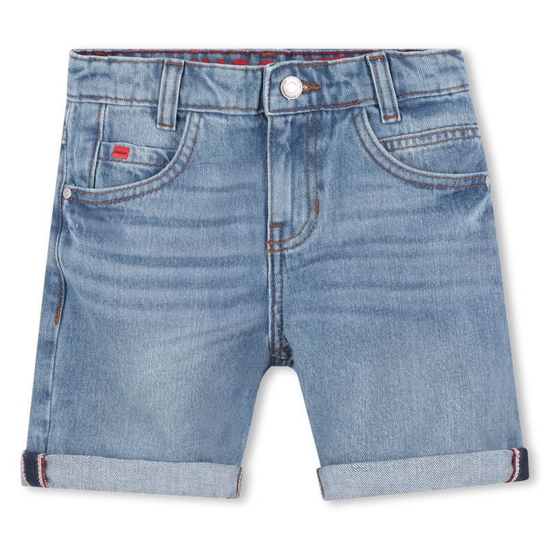 5-pocket denim Bermuda shorts HUGO 
                        BOY