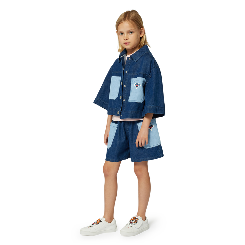 Embroidered denim jacket