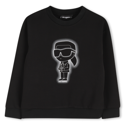 Double jersey sweatshirt KARL LAGERFELD KIDS BOY