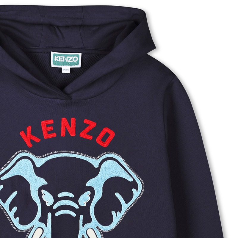Hooded elephant sweatshirt KENZO KIDS 
                        BOY