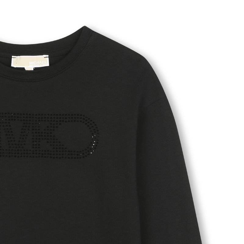 Long-sleeved jersey T-shirt MICHAEL KORS 
                    GIRL