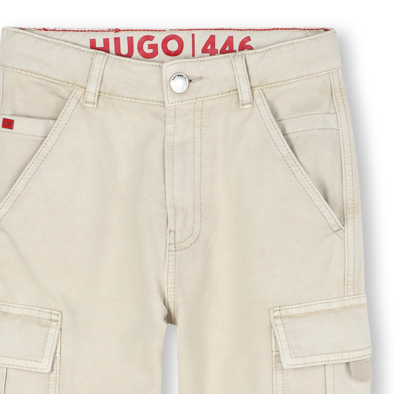 Twill trousers HUGO 
                    BOY