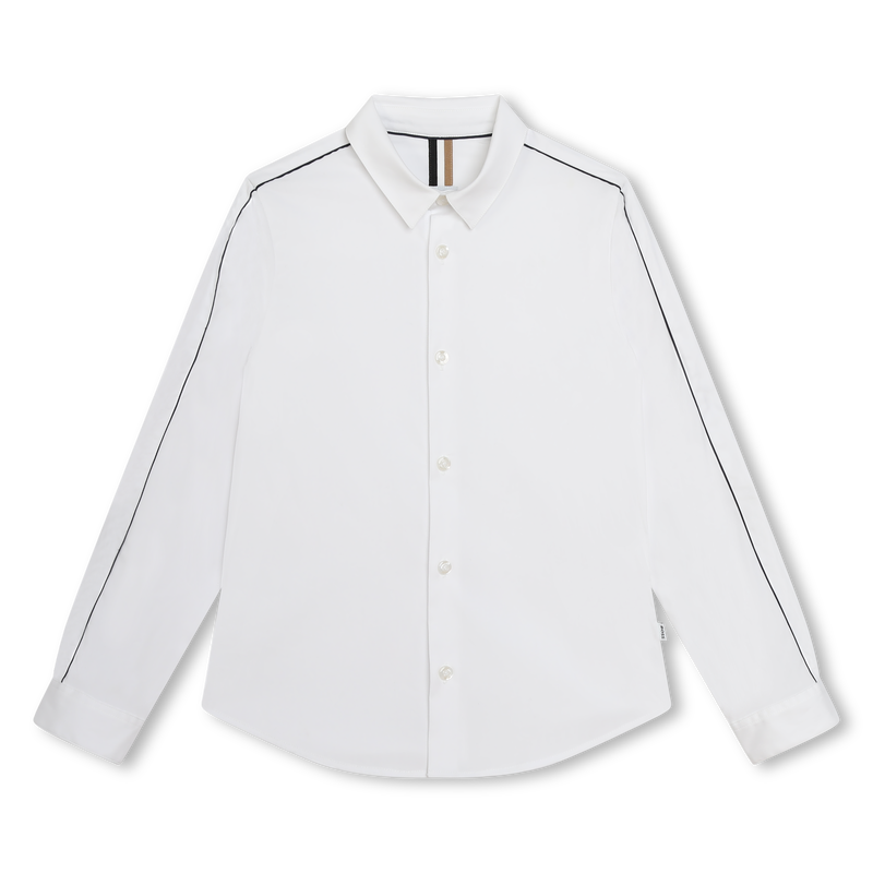 Slim fit poplin shirt BOSS 
                    BOY