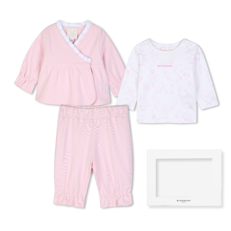 Pants, cardigan, and t-shirt set GIVENCHY 
                        GIRL