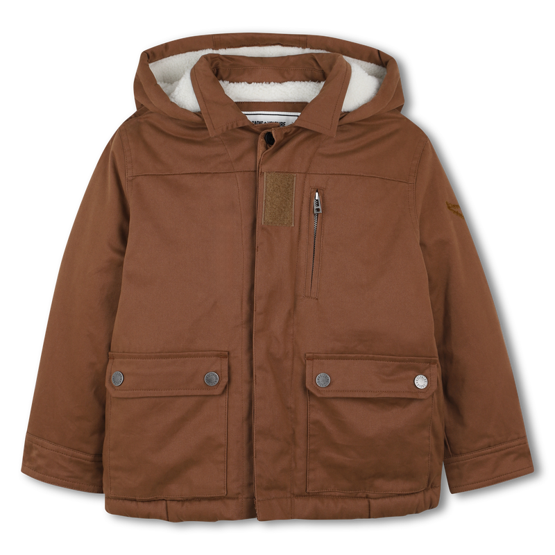 Water-repellent hooded parka ZADIG & VOLTAIRE 
                        BOY