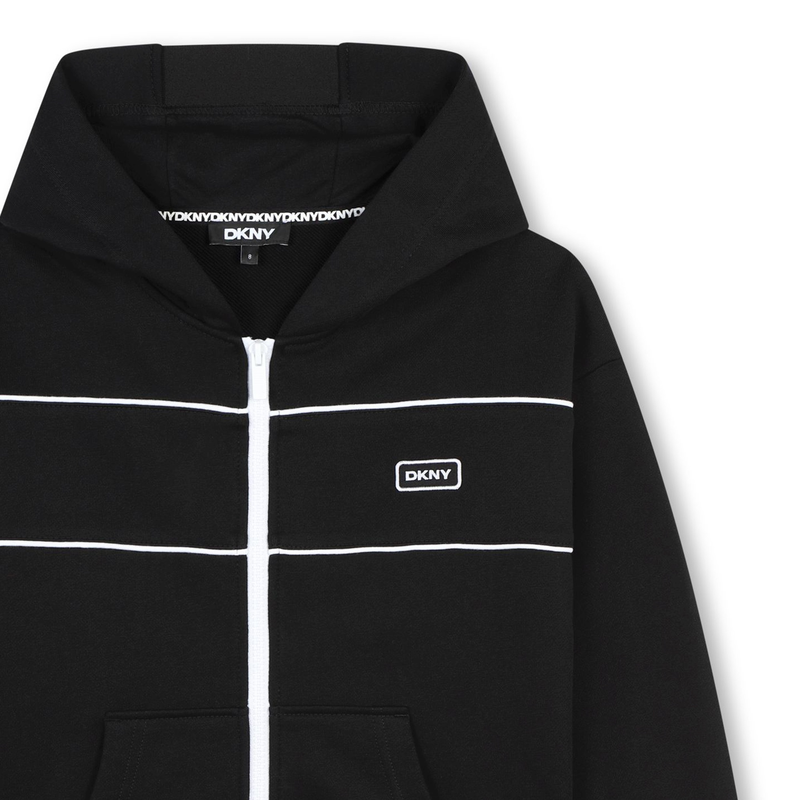 Zipped Jersey Sweatshirt DKNY 
                    UNISEX