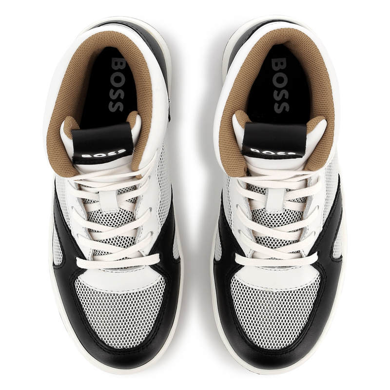 Hi-top lace-up sneakers BOSS 
                        BOY