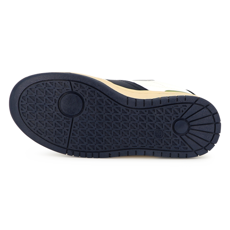 Lace-Up Dual Fabric Sneakers BOSS 
                        GIRL