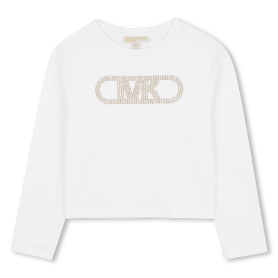 Long-sleeved jersey T-shirt MICHAEL KORS GIRL