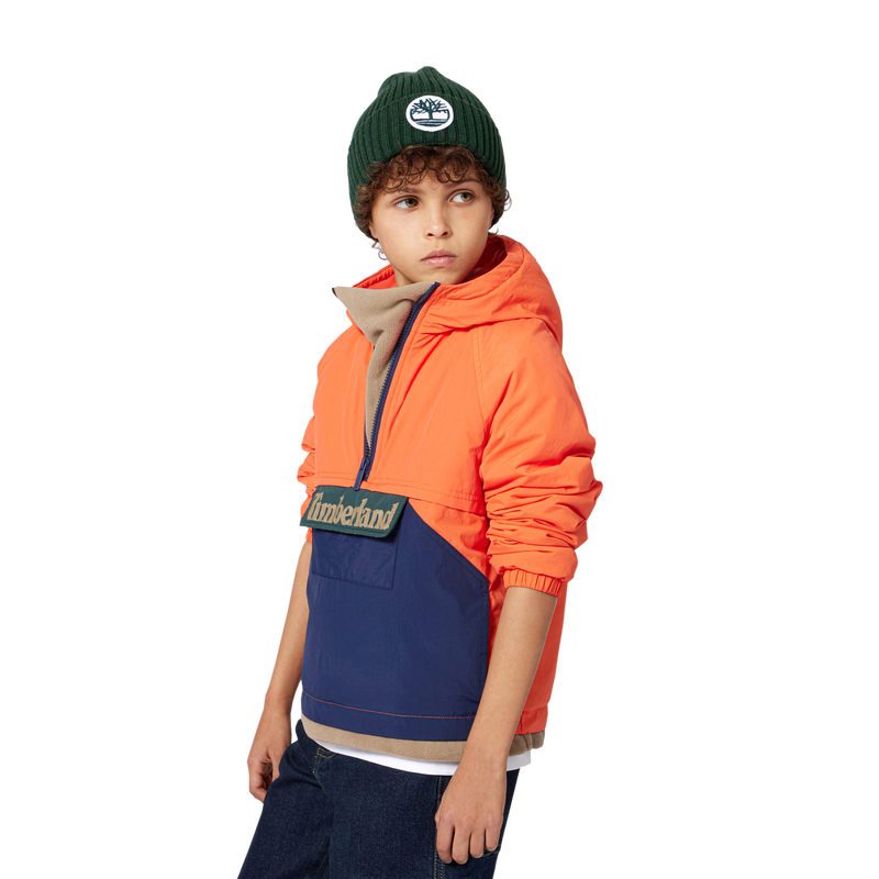 Knitted badge hat with logo TIMBERLAND 
                        BOY
