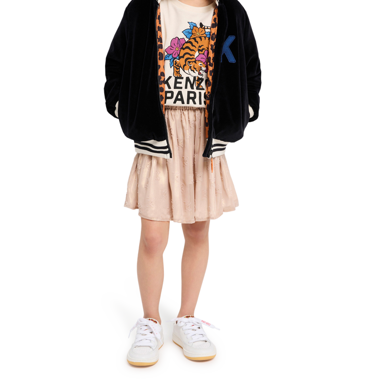 Lam&eacute; Jacquard Skirt KENZO KIDS 
                        GIRL