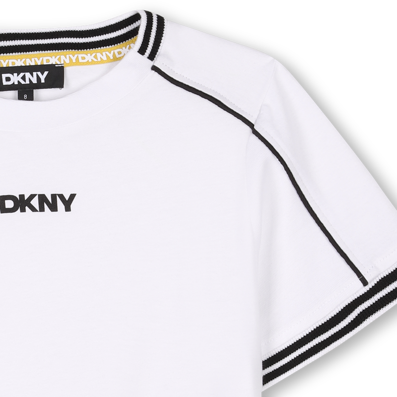 T-shirt with colorful stripes DKNY 
                        UNISEX