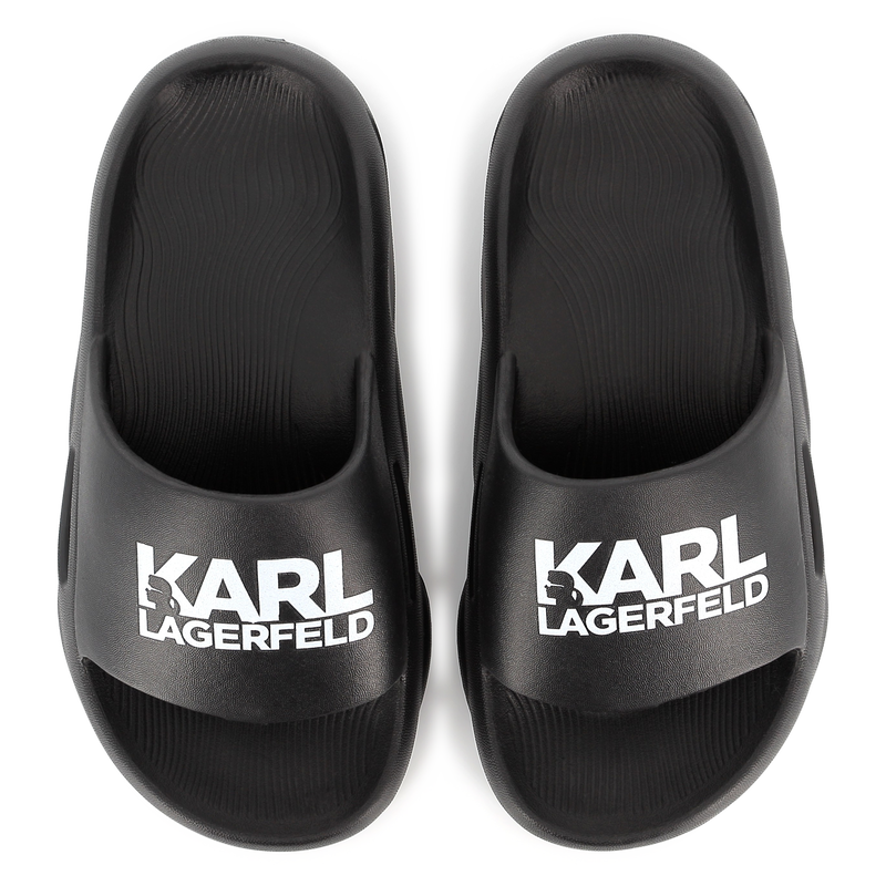 Sliders with logo KARL LAGERFELD KIDS 
                        BOY