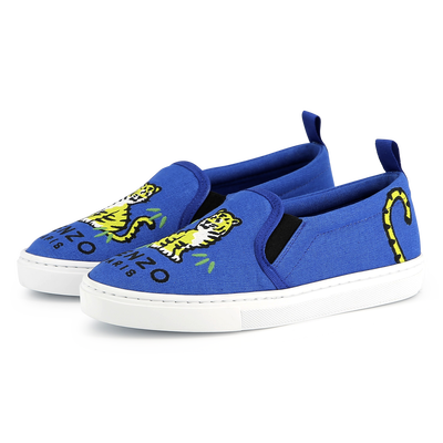 Elasticated canvas sneakers KENZO KIDS UNISEX