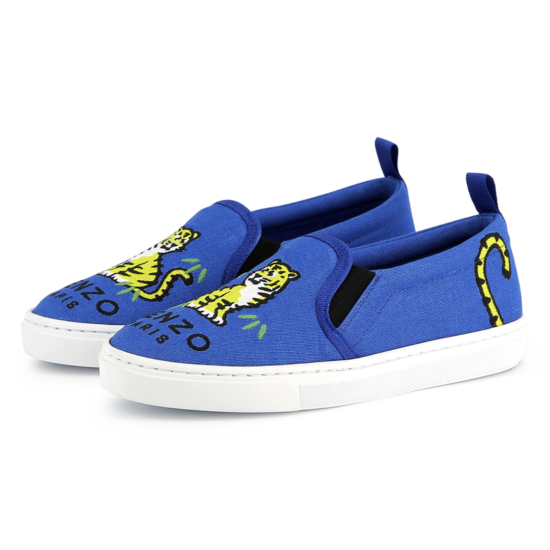 Elasticated canvas sneakers KENZO KIDS 
                        UNISEX