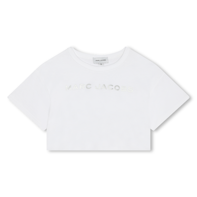 Cropped Cotton T-Shirt MARC JACOBS 
                    GIRL