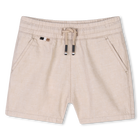 Linen and cotton shorts BOSS 
                    BOY