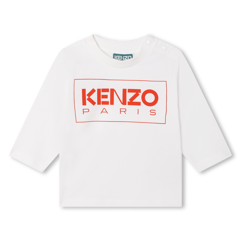 KENZO KIDS T shirt with printed logo