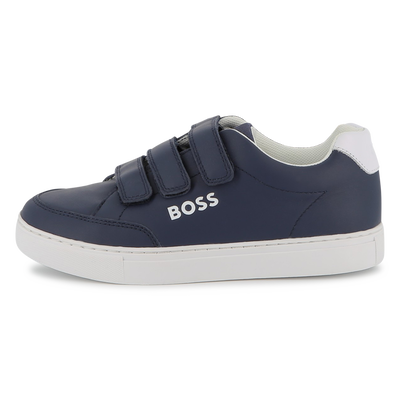 Cowhide leather sneakers BOSS BOY