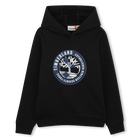 HOODED SWEATSHIRT, BLACK, hi-res