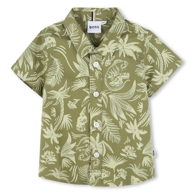 Printed poplin shirt BOSS BOY