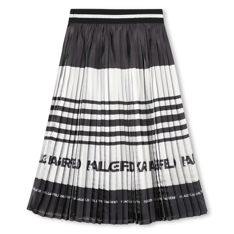 Pleated midi skirt KARL LAGERFELD KIDS 
                        GIRL