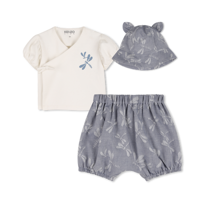 Cotton Outfit Set KENZO KIDS GIRL