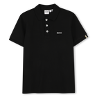 Short sleeve polo, BLACK, hi-res