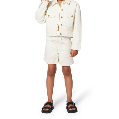 Cotton twill jacket MICHAEL KORS GIRL