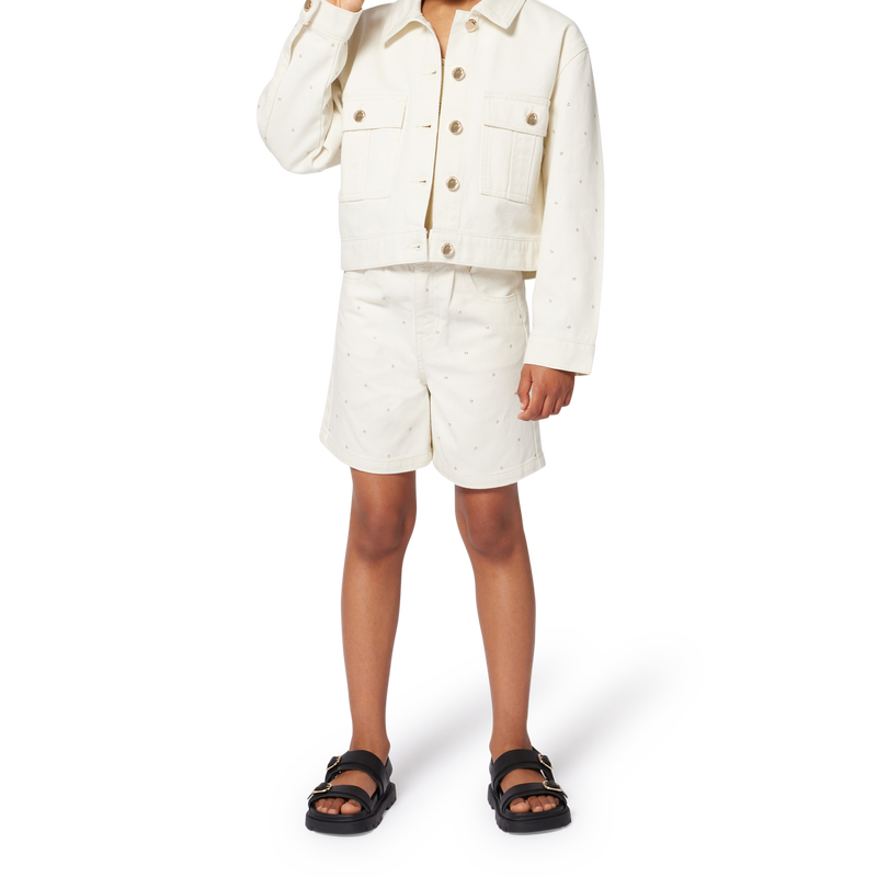 Cotton twill jacket MICHAEL KORS 
                        GIRL