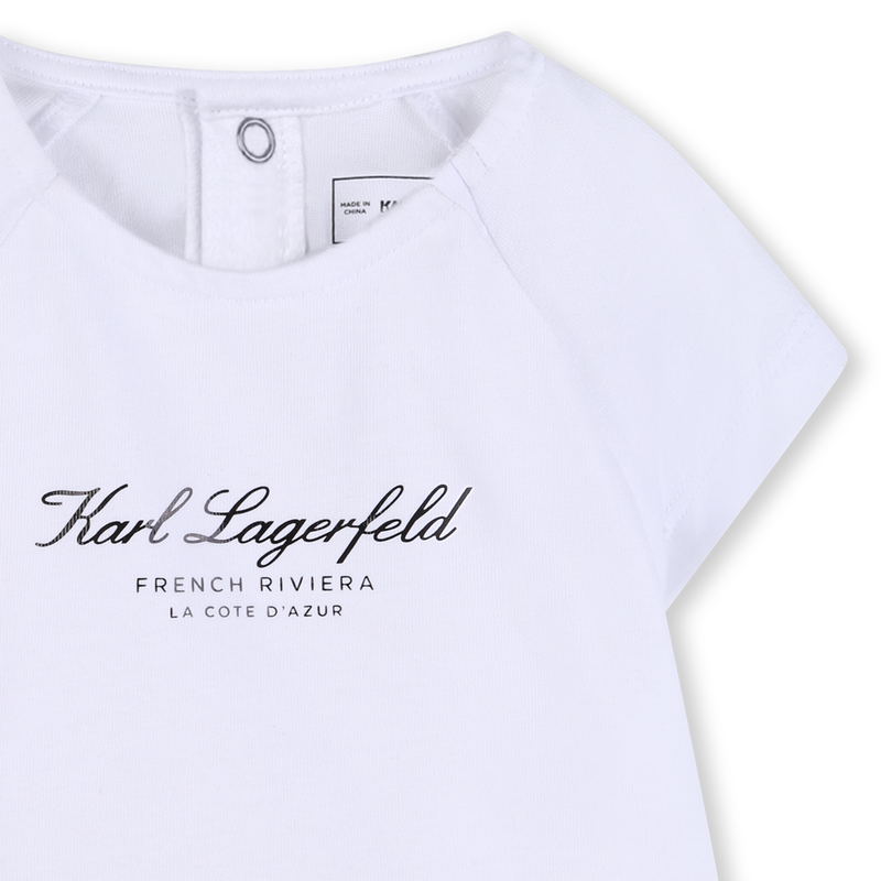 Shorts Outfit Set KARL LAGERFELD KIDS 
                        GIRL