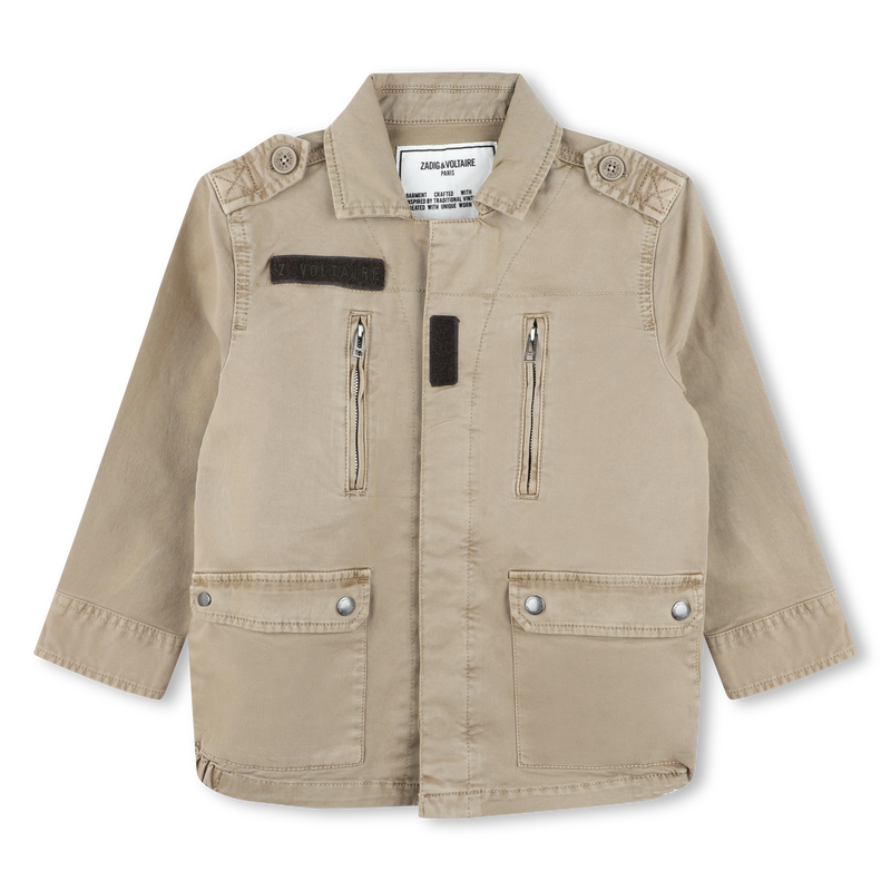 Zadig and voltaire khaki jacket best sale