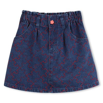 Denim skirt KENZO KIDS GIRL