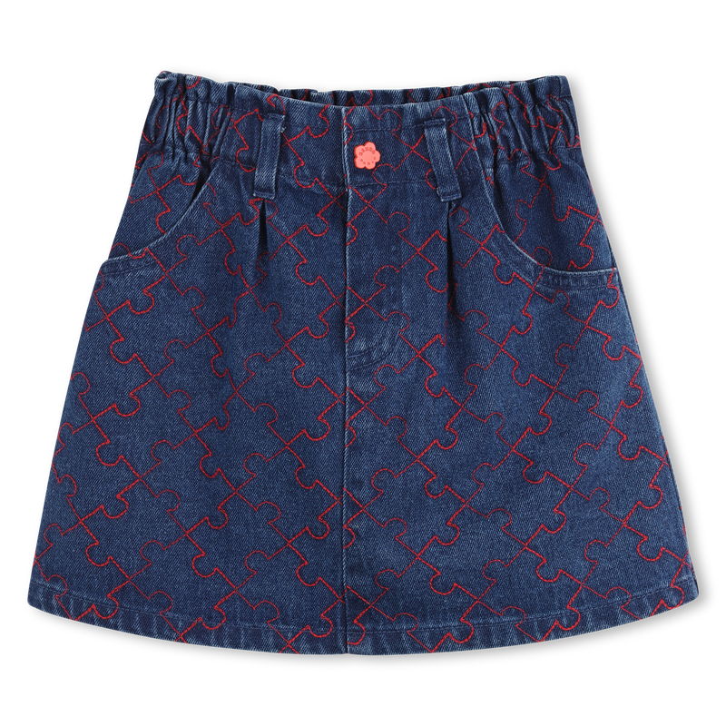 Denim skirt KENZO KIDS 
                        GIRL
