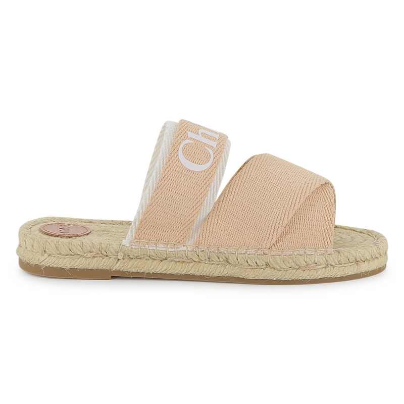 Canvas and rope slides CHLOE 
                    GIRL