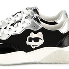 Lace-up sneakers with badge KARL LAGERFELD KIDS 
                    GIRL