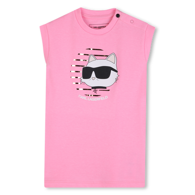 Short-Sleeved Dress KARL LAGERFELD KIDS GIRL