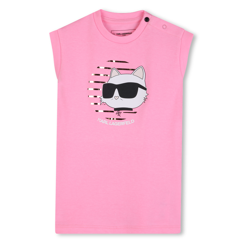 Short-Sleeved Dress KARL LAGERFELD KIDS 
                        GIRL
